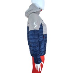 Veste chaude femme Löffler Team Austria Primaloft 100 ÖSV grises - eaux profondes
